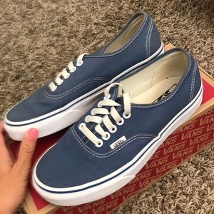 Authentic navy blue Vans
